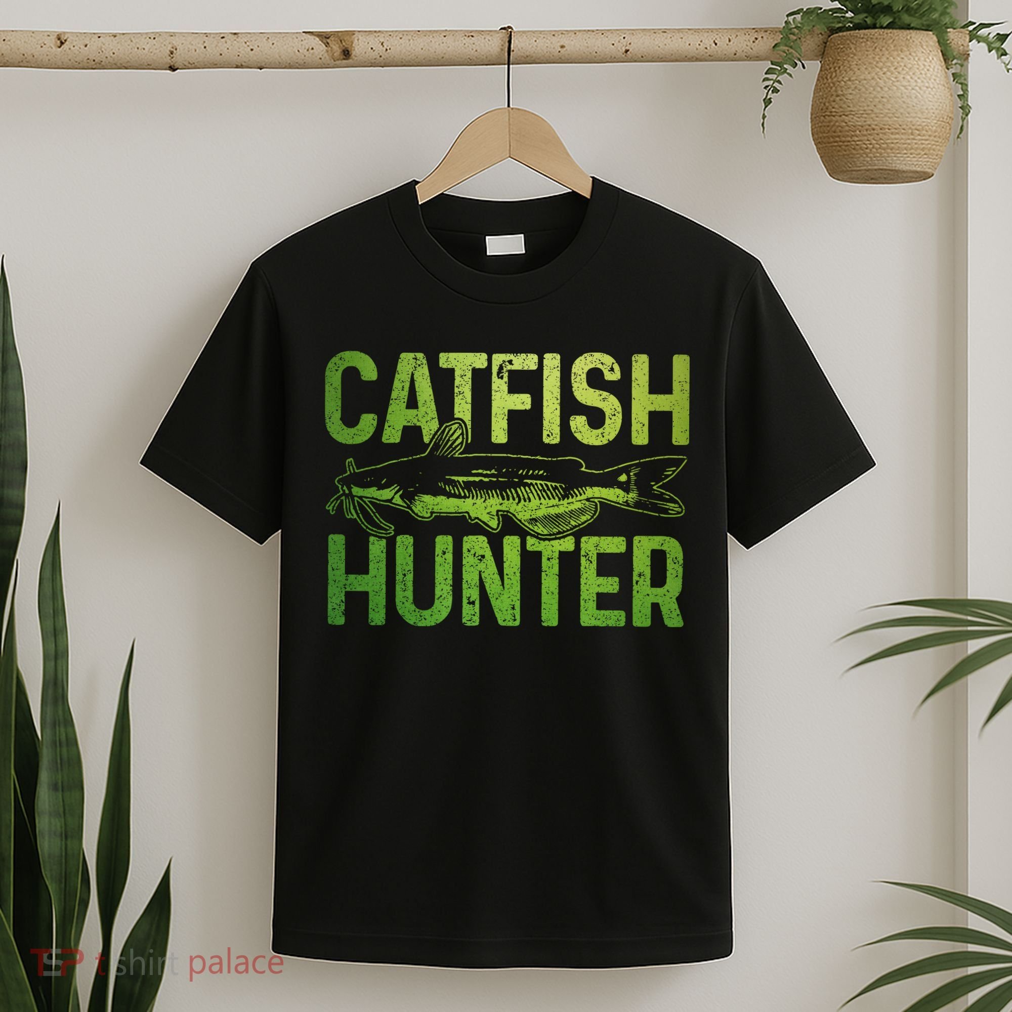 Catfish Hunter Catfishing Fishing Fisherman Gift T-Shirt