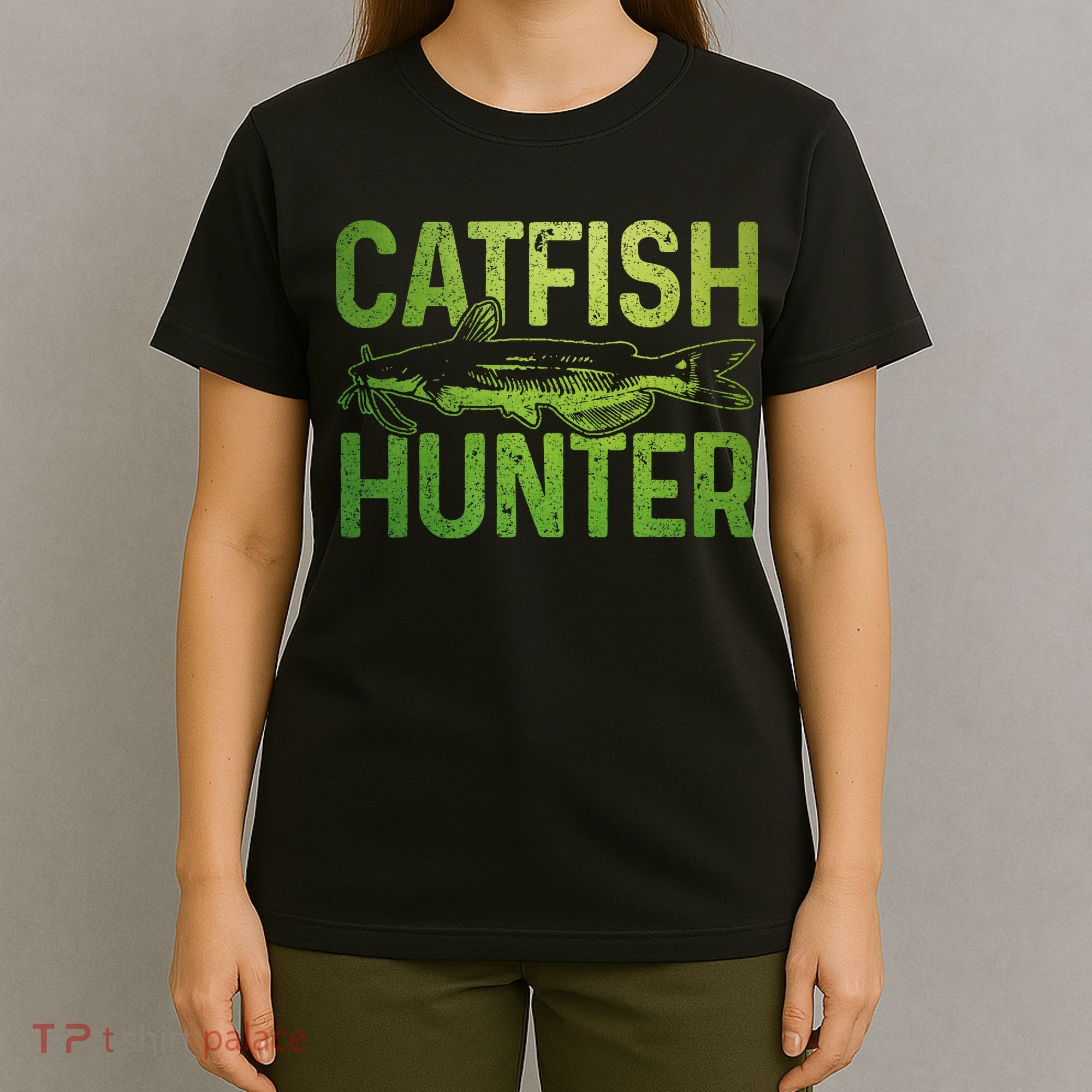 Catfish Hunter Catfishing Fishing Fisherman Gift T-Shirt