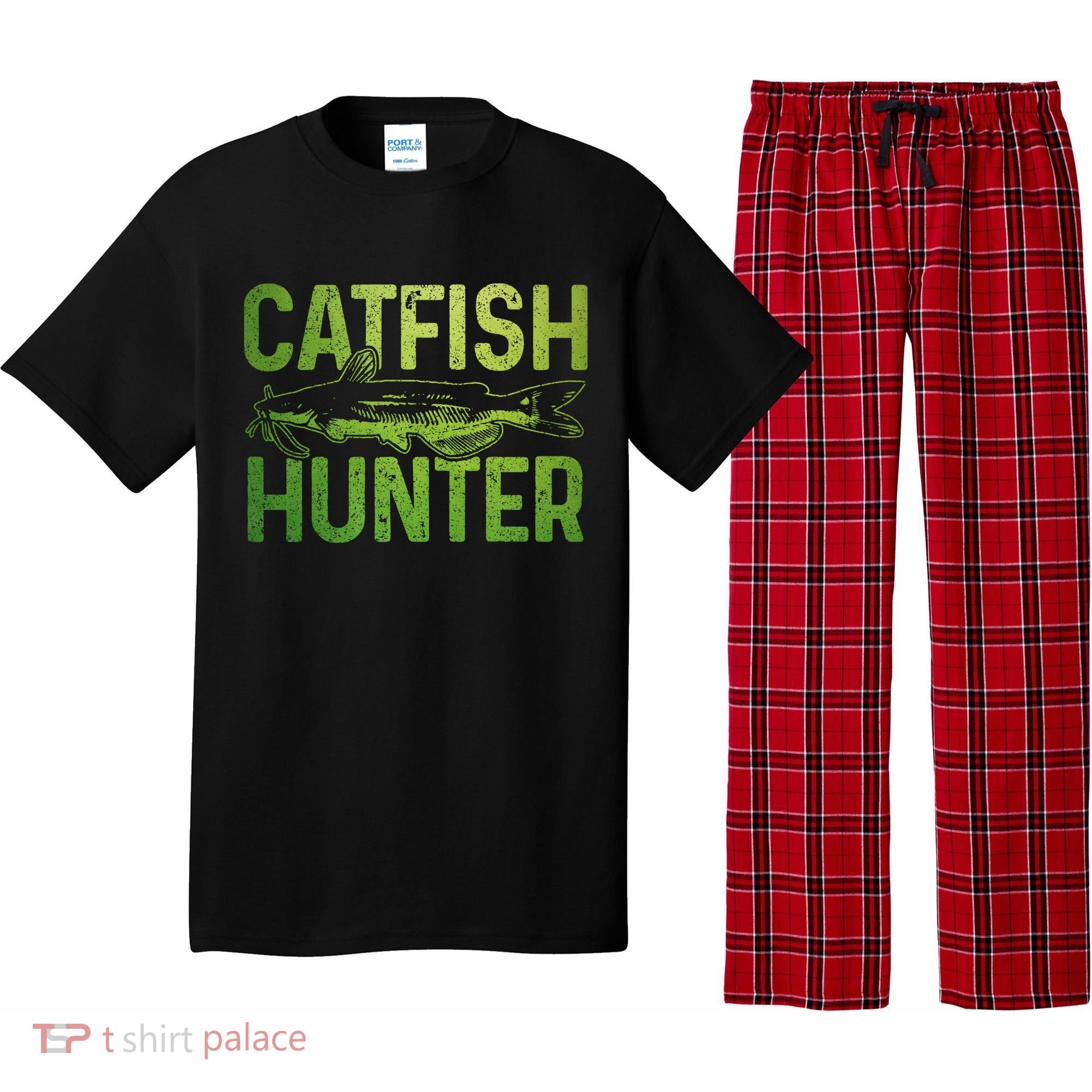 Catfish Hunter Catfishing Fishing Fisherman Gift Pajama Set
