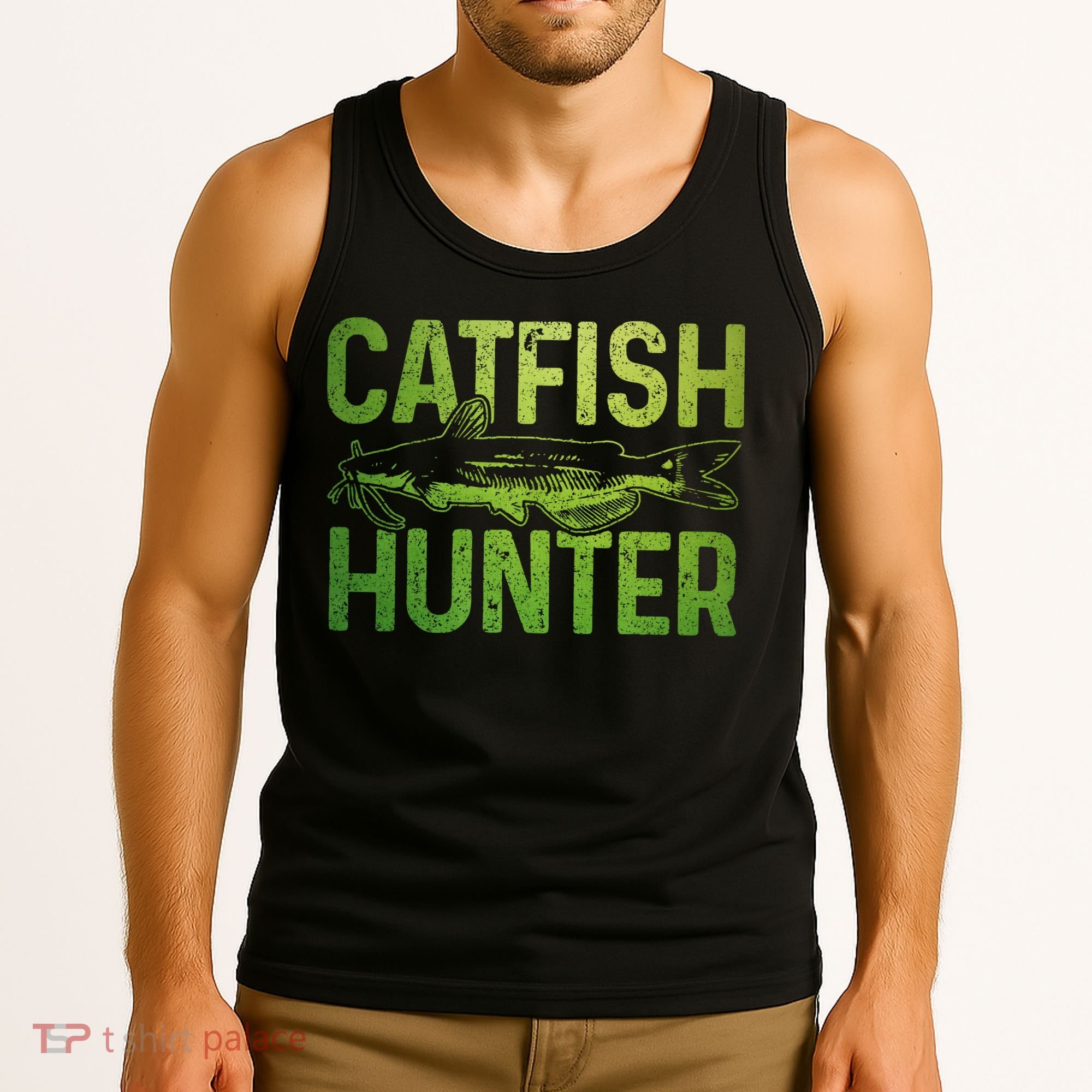 Catfish Hunter Catfishing Fishing Fisherman Gift Tank Top