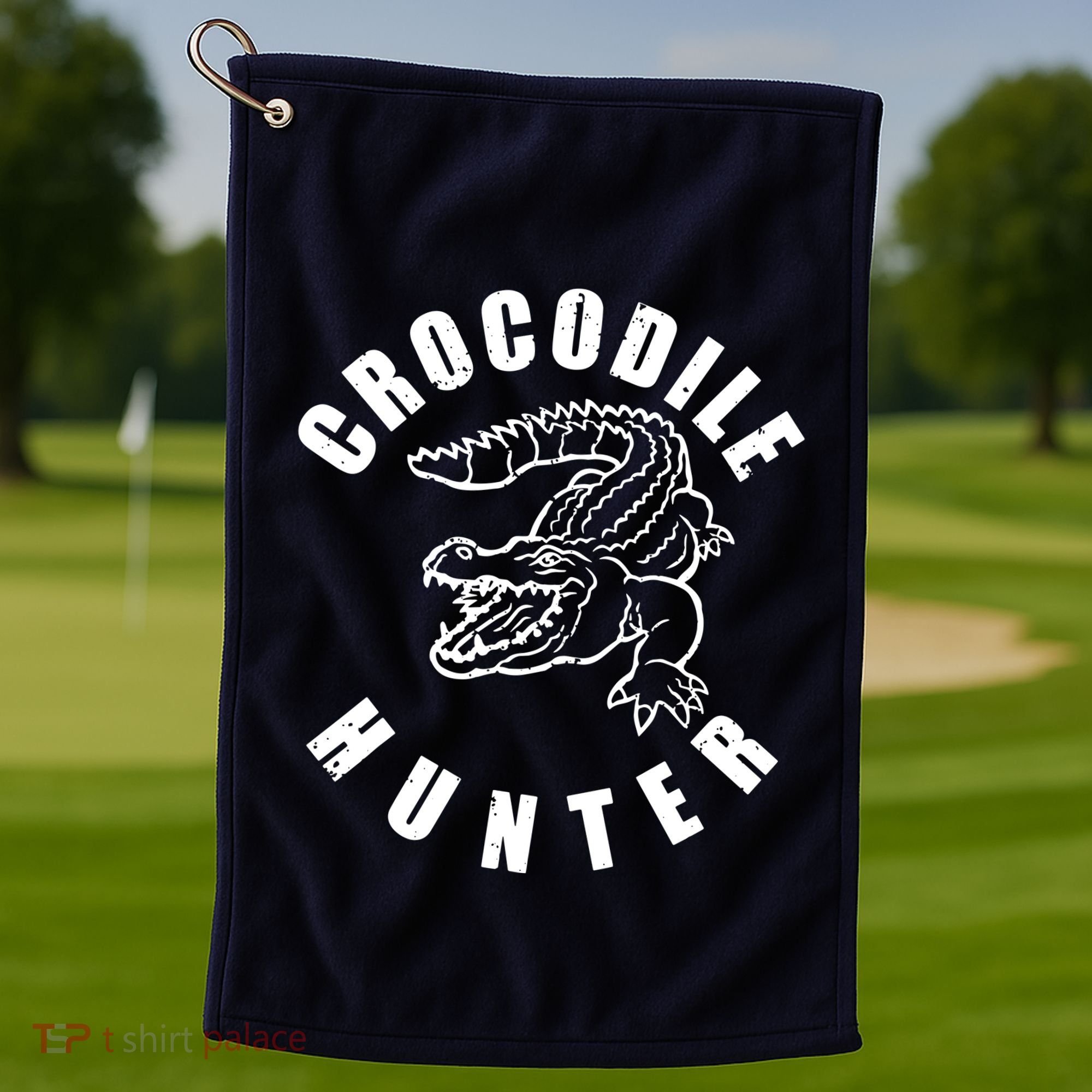 Crocodile Hunter Golf Towel