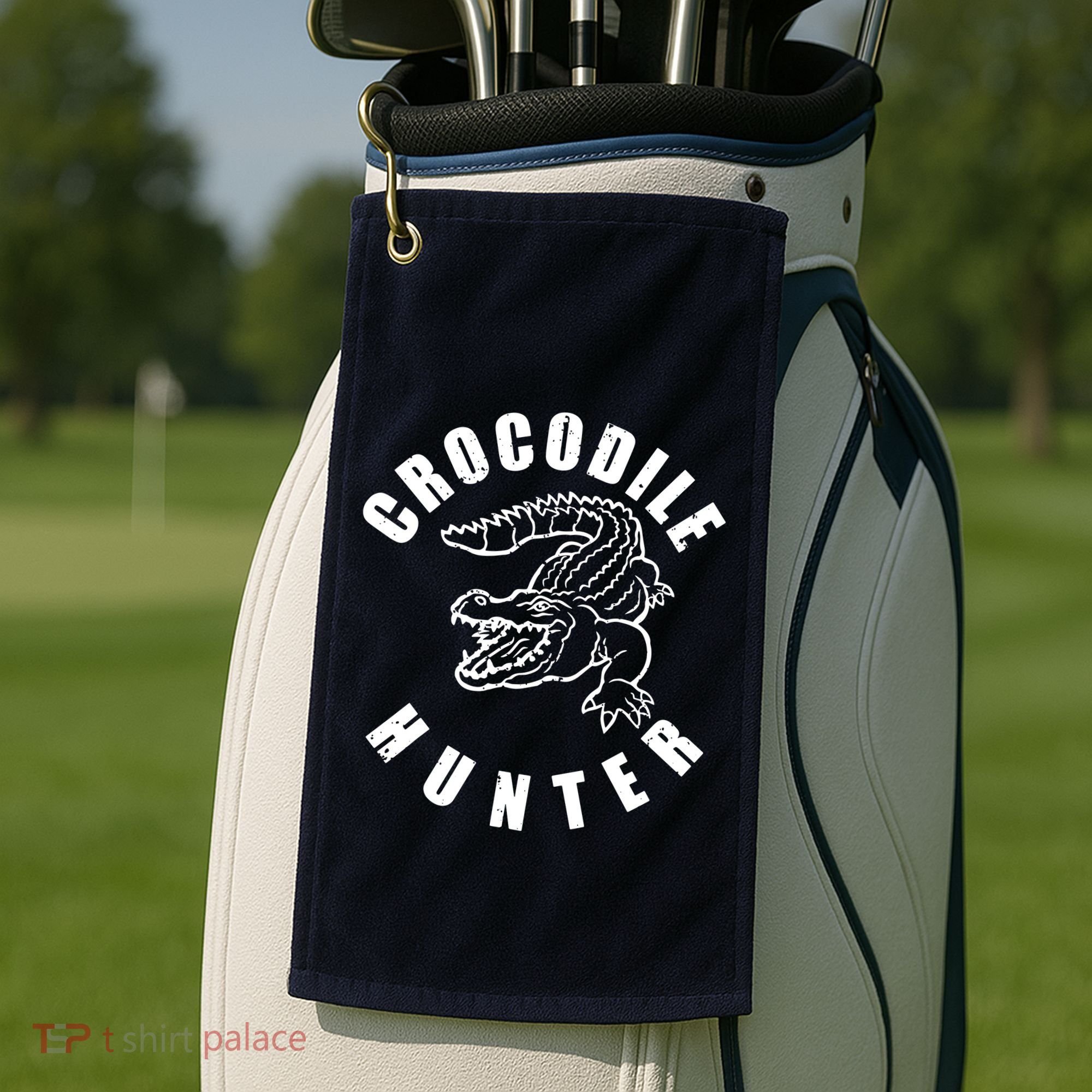 Crocodile Hunter Golf Towel
