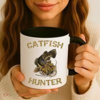 Catfish Hunter Catfish For Catfish Fisherman Coffee Mug thumb 3