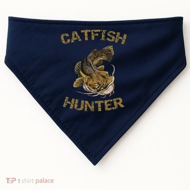 Catfish Hunter Catfish For Catfish Fisherman USA-Made Doggie Bandana