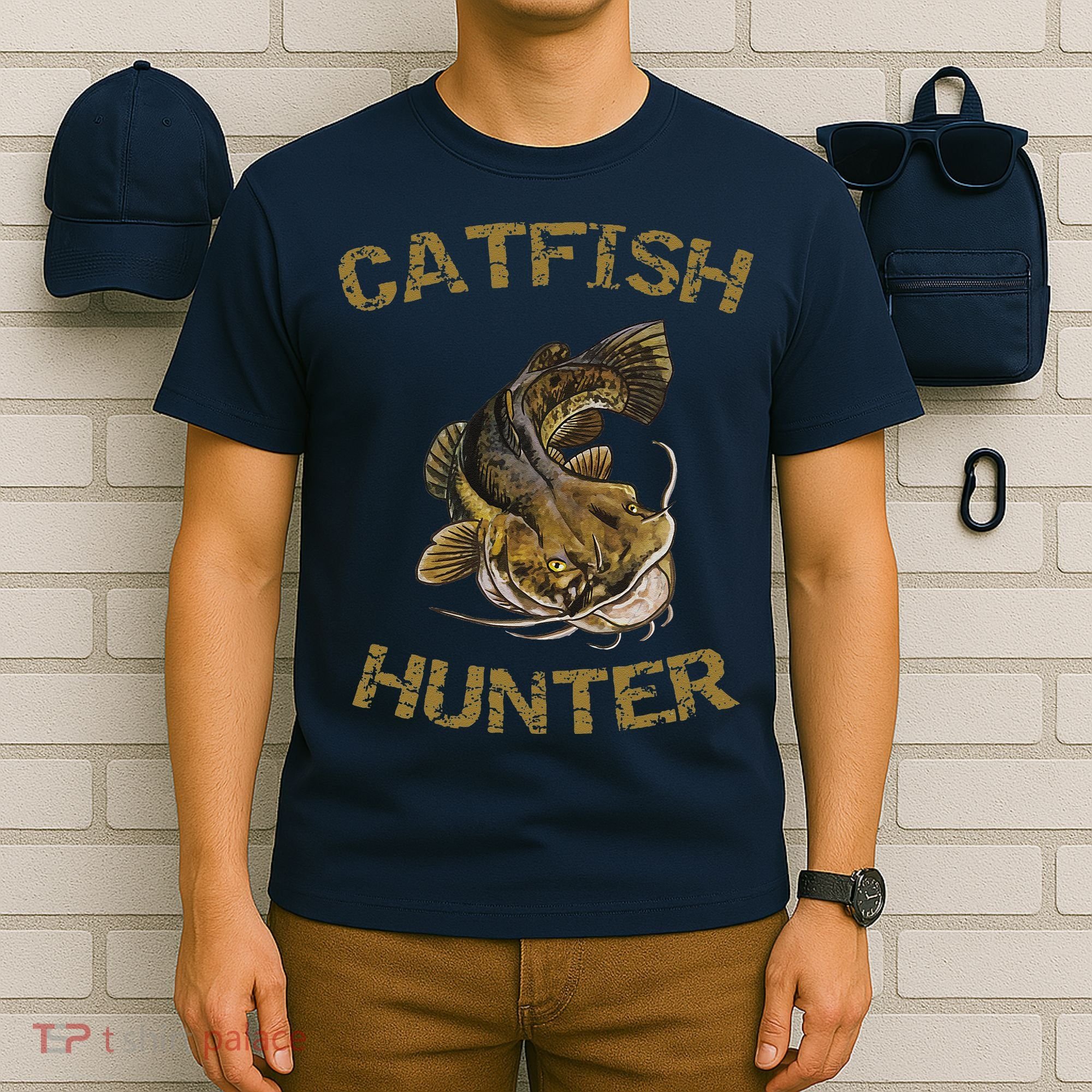 Catfish Hunter Catfish For Catfish Fisherman T-Shirt