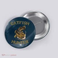 Catfish Hunter Catfish For Catfish Fisherman Button thumb 0