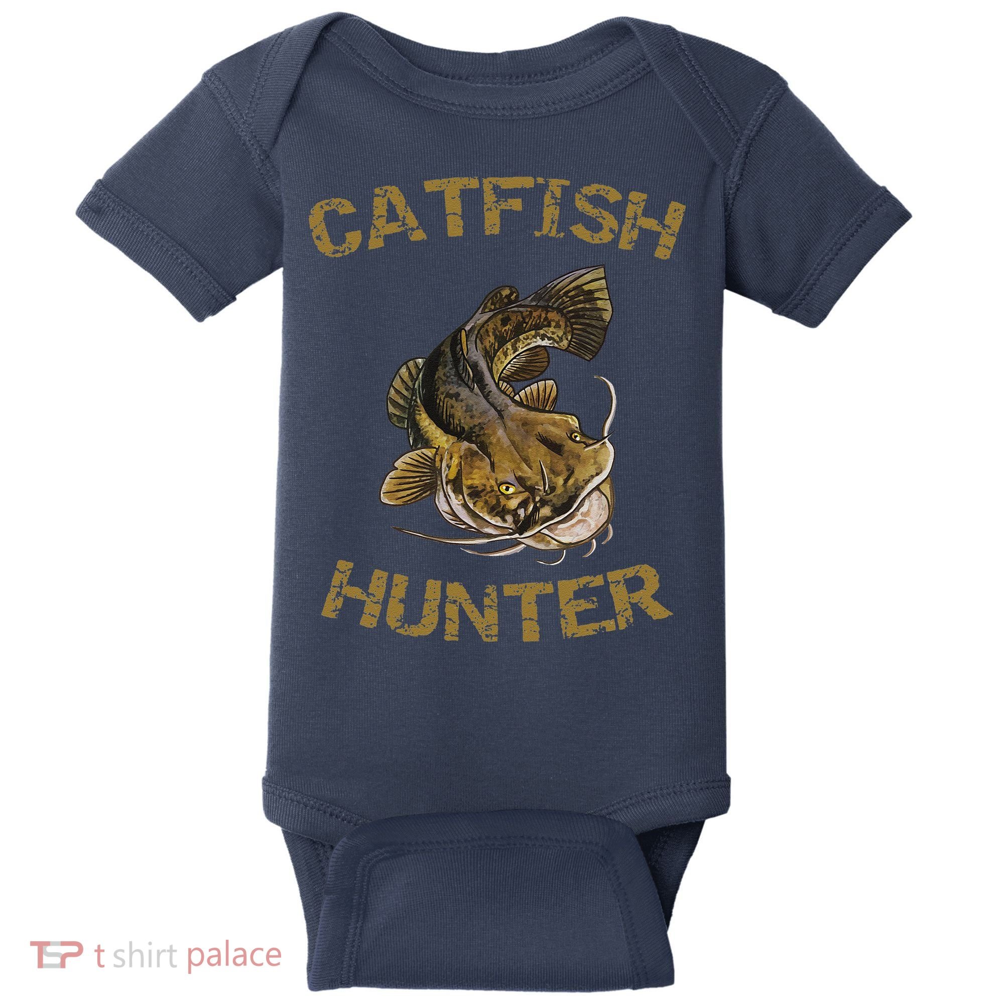 Catfish Hunter Catfish For Catfish Fisherman Baby Bodysuit