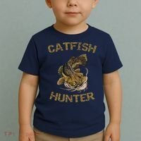 Catfish Hunter Catfish For Catfish Fisherman Toddler T-Shirt thumb 2