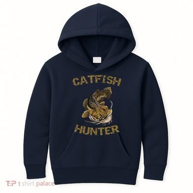 Catfish Hunter Catfish For Catfish Fisherman Kids Hoodie