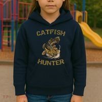 Catfish Hunter Catfish For Catfish Fisherman Kids Hoodie thumb 3