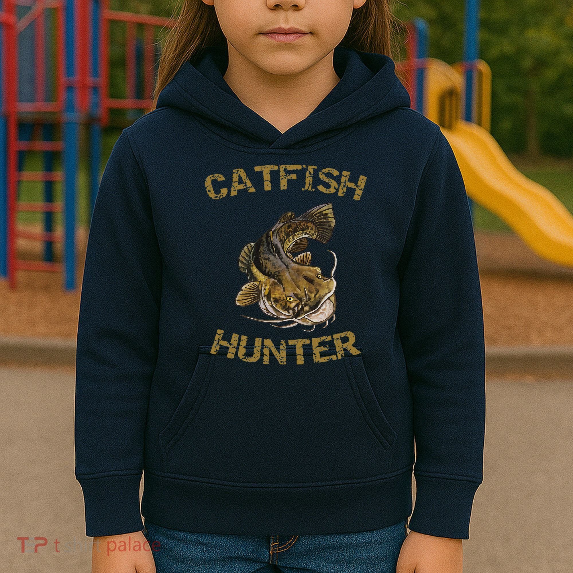 Catfish Hunter Catfish For Catfish Fisherman Kids Hoodie
