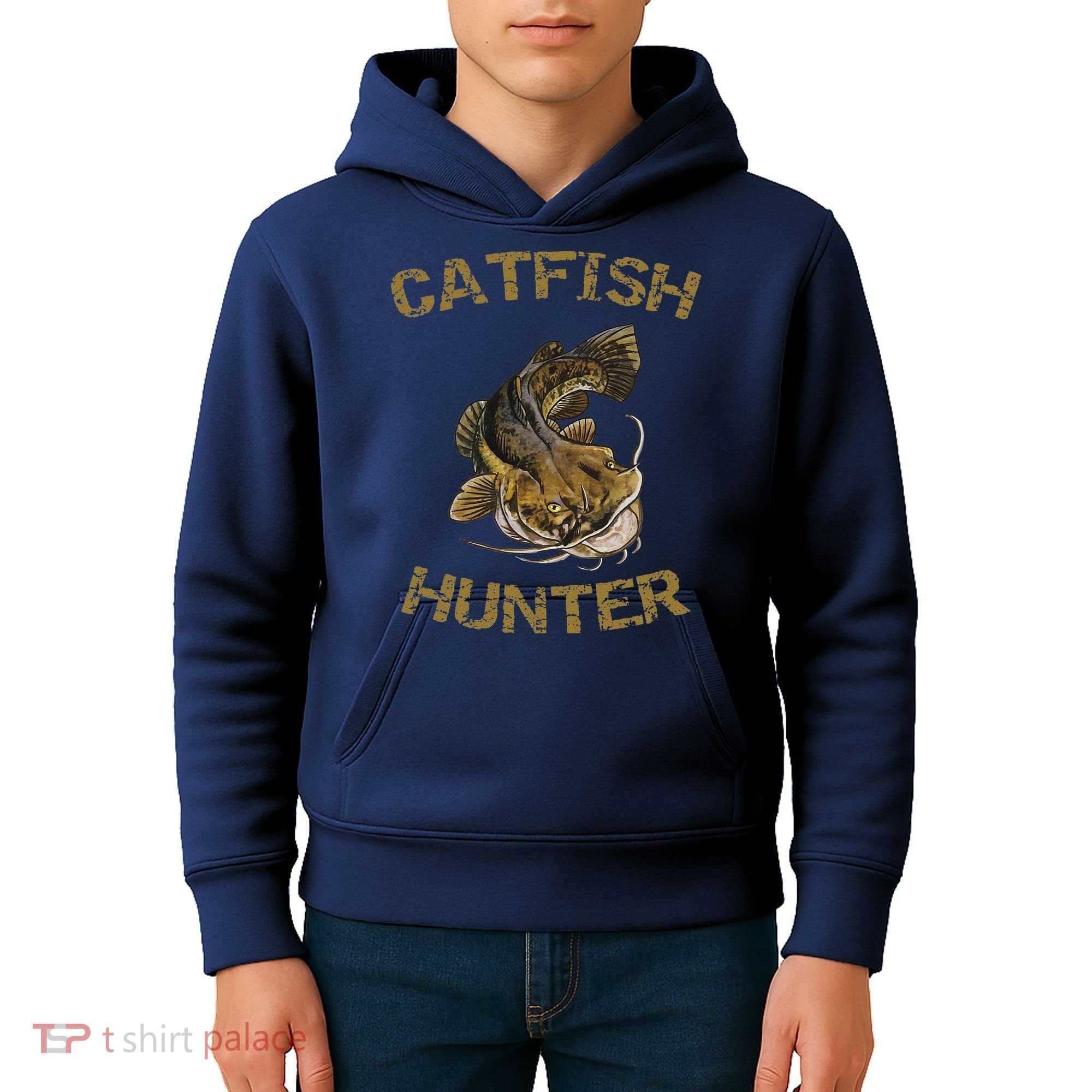 Catfish Hunter Catfish For Catfish Fisherman Kids Hoodie