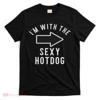Couples Halloween Costume S I'm With The Sexy Hot Dog T-Shirt thumb 0