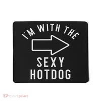 Couples Halloween Costume S I'm With The Sexy Hot Dog Mousepad thumb 0