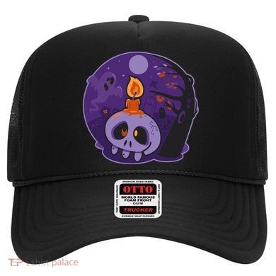 Cute Halloween Candle Skull Hat
