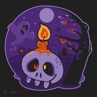 Cute Halloween Candle Skull Hat thumb 2