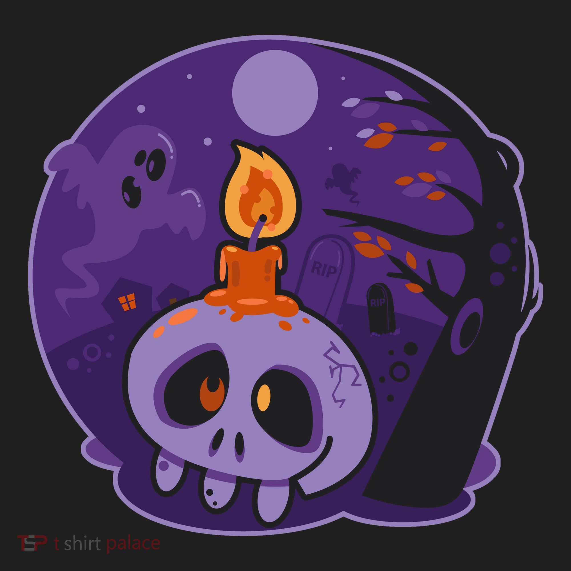 Cute Halloween Candle Skull Hat