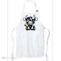 Cute Highland Cow Sunflower Apron thumb 0