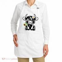 Cute Highland Cow Sunflower Apron thumb 2