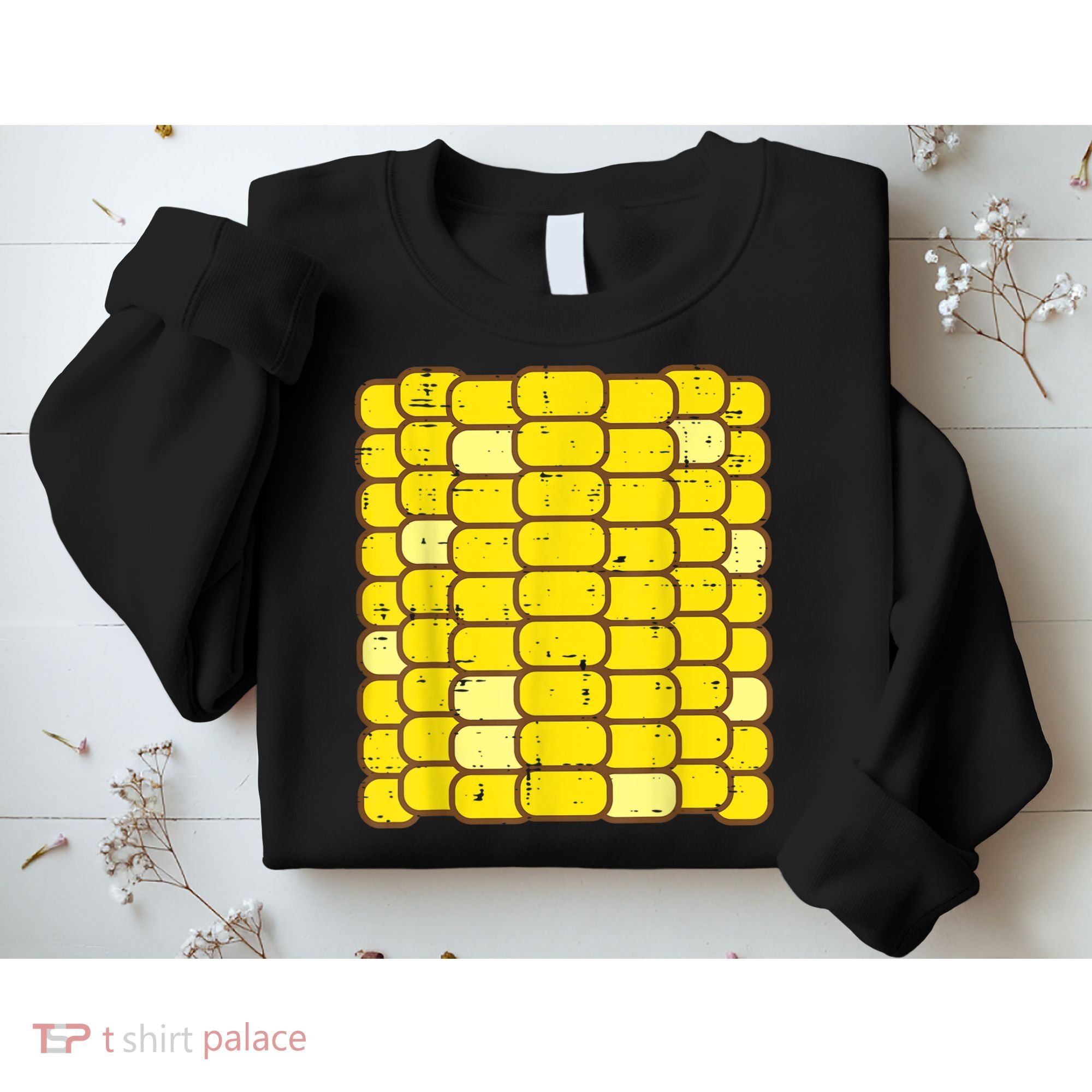 Corn Halloween Costume Funny Foodie Farmer Men Women Kids Sweatshirt
