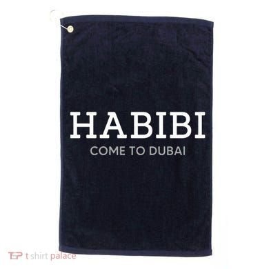 Cool Habibi Come To Dubai Golf Towel