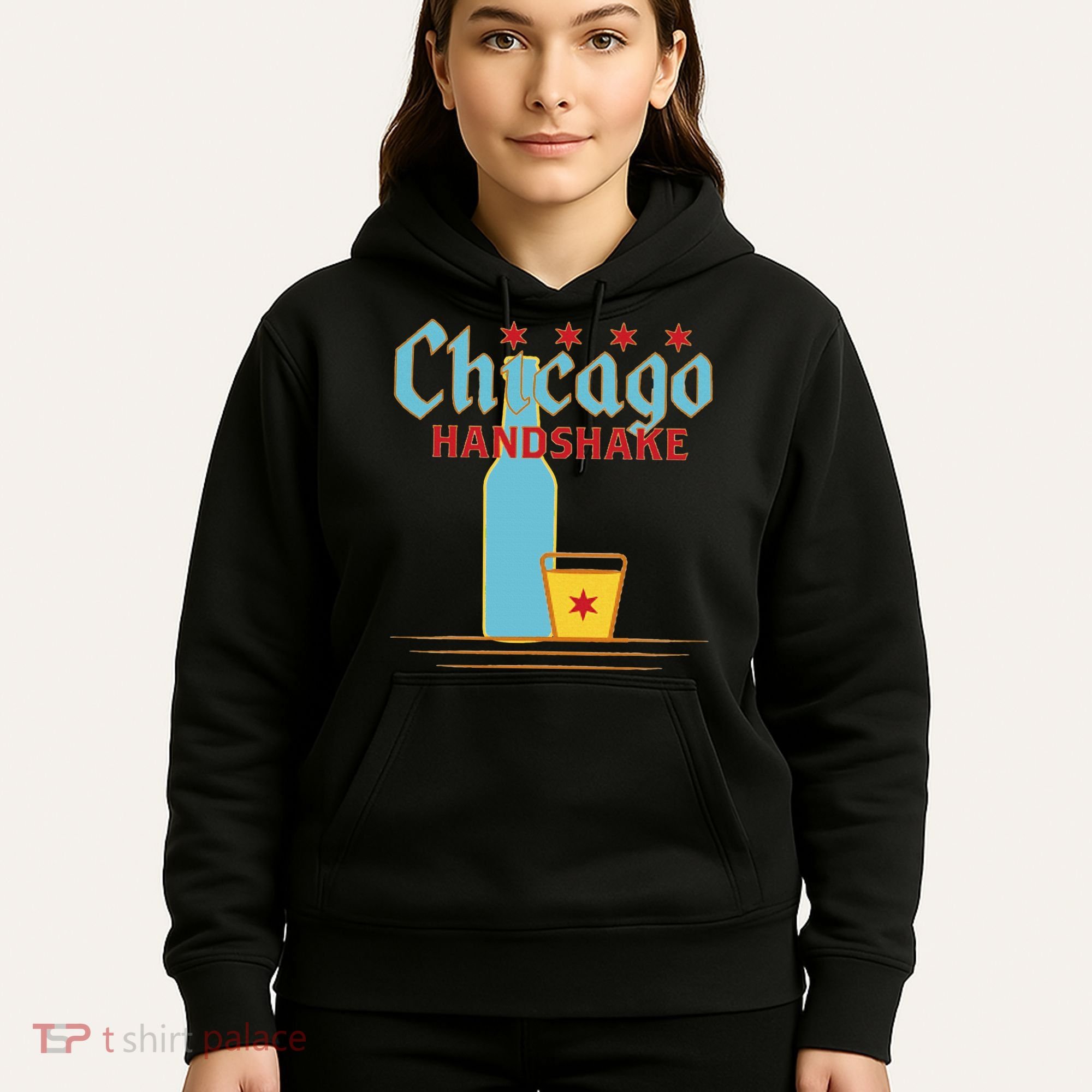 Chicago Handshake Hoodie