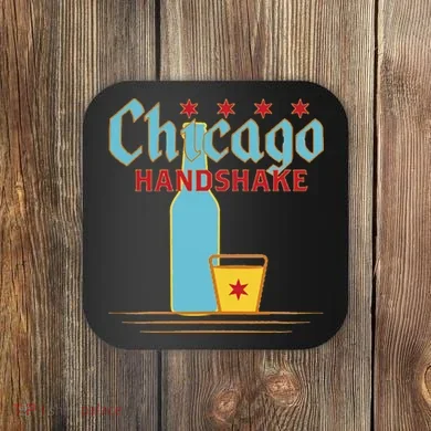 Chicago Handshake Coaster