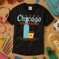 Chicago Handshake Kids T-Shirt thumb 3