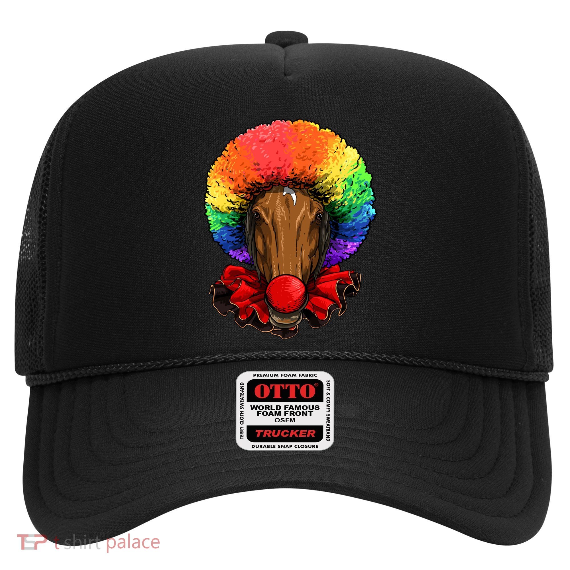Clown Horse Carnival Circus Staff Farmer Horse Lover Cow Cool Gift Hat