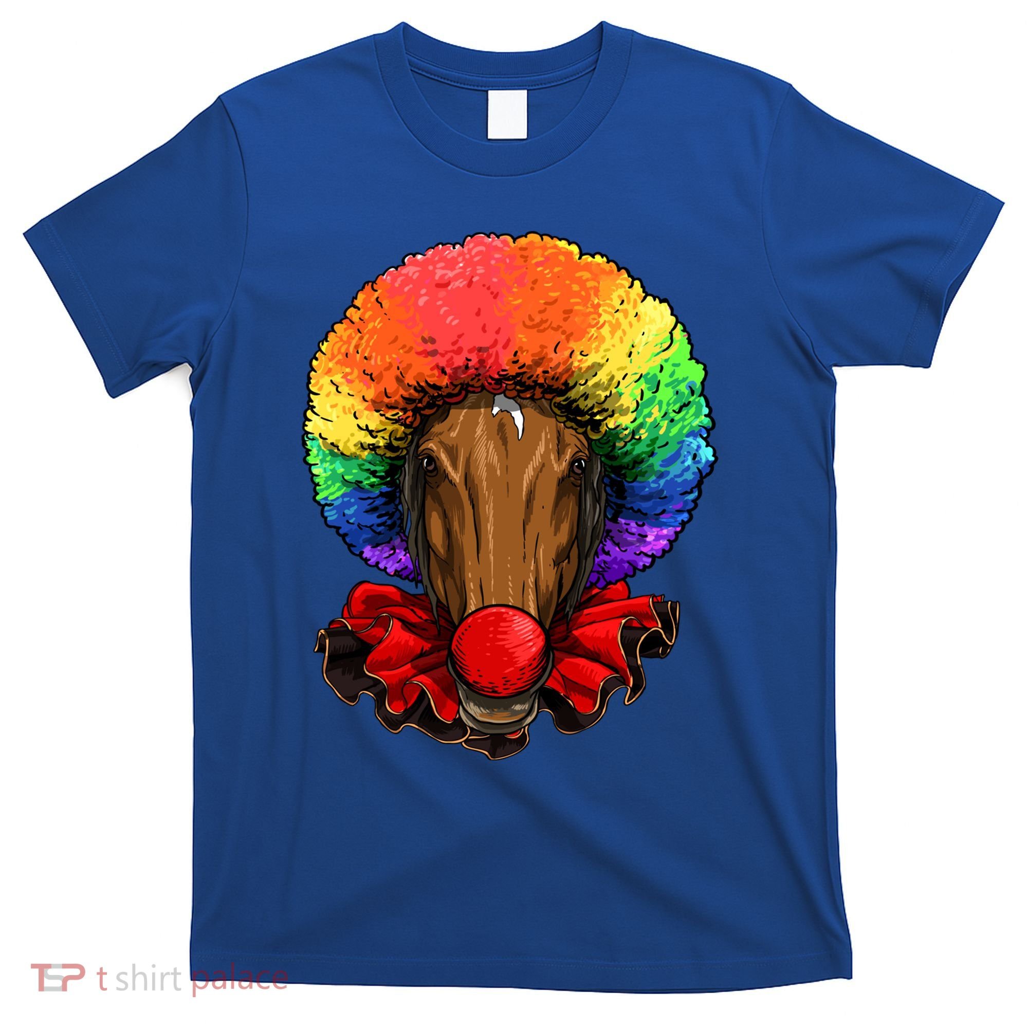 Clown Horse Carnival Circus Staff Farmer Horse Lover Cow Cool Gift T-Shirt