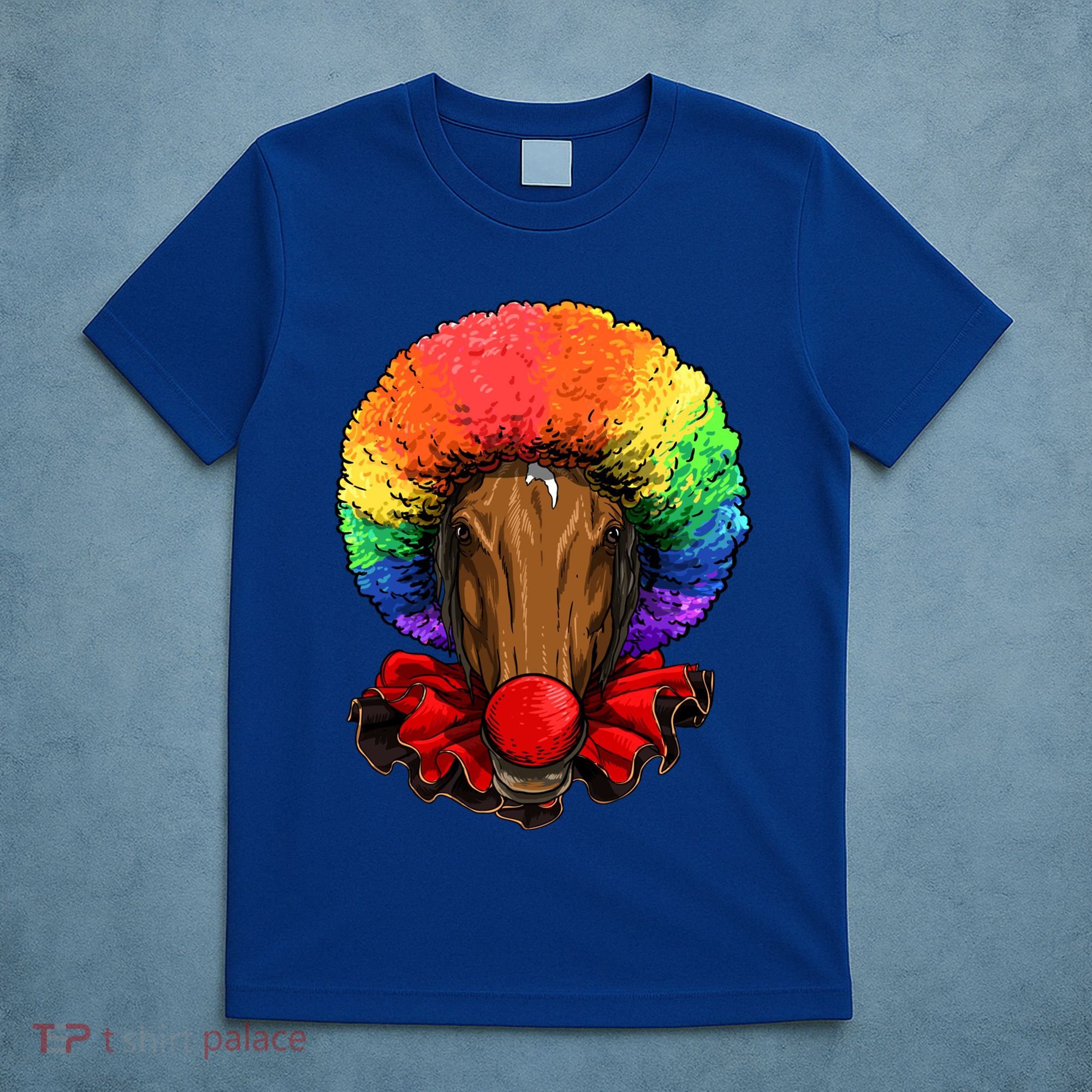 Clown Horse Carnival Circus Staff Farmer Horse Lover Cow Cool Gift T-Shirt
