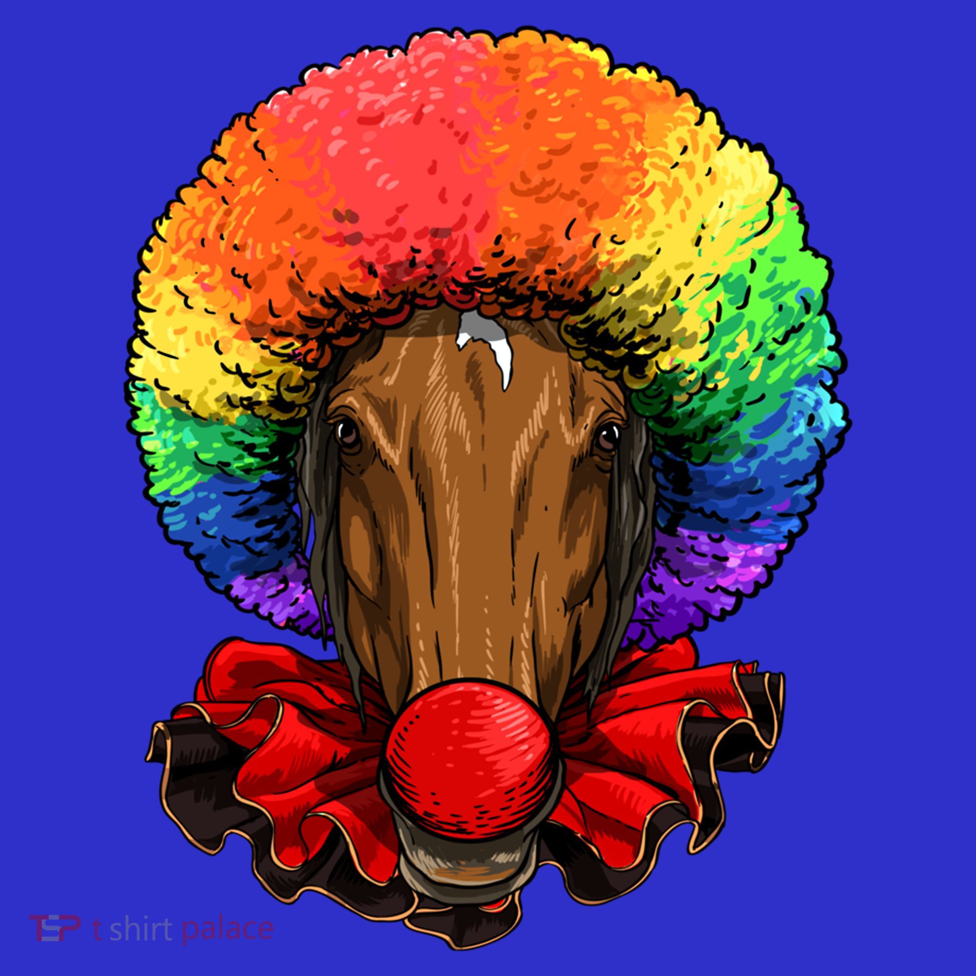 Clown Horse Carnival Circus Staff Farmer Horse Lover Cow Cool Gift Women's Tank Top