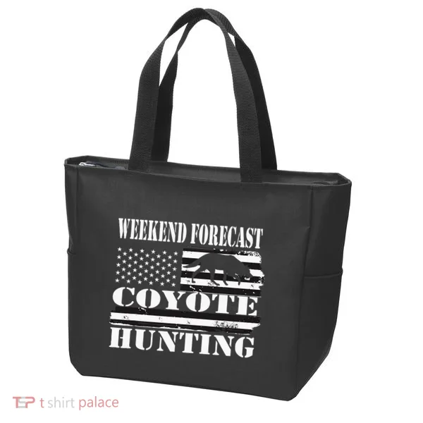Coyote Hunting Tote Bag