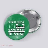 Coyote Hunting Button thumb 0