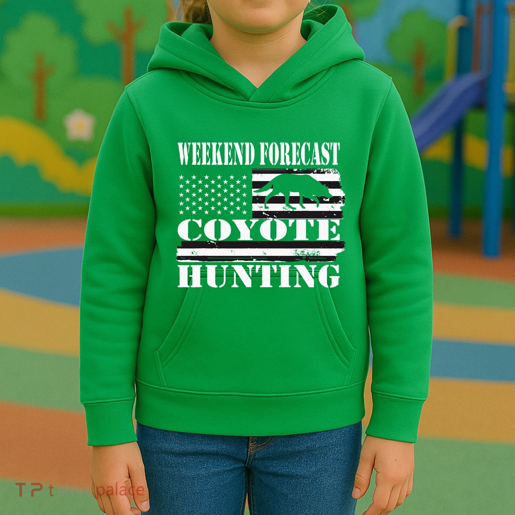 Coyote Hunting Kids Hoodie