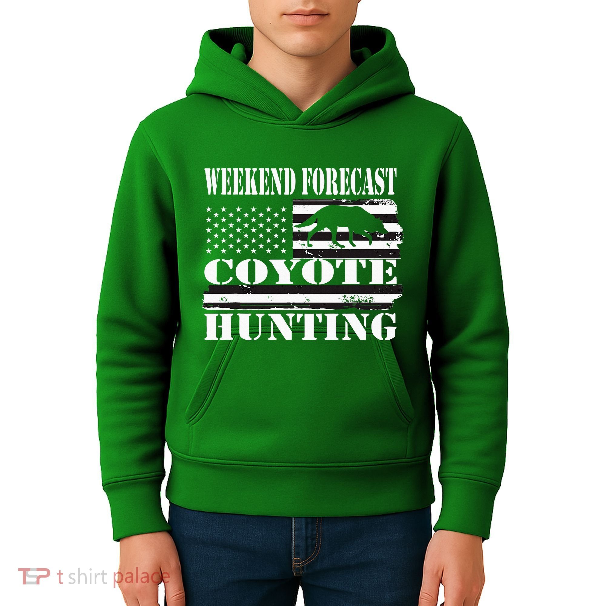 Coyote Hunting Kids Hoodie