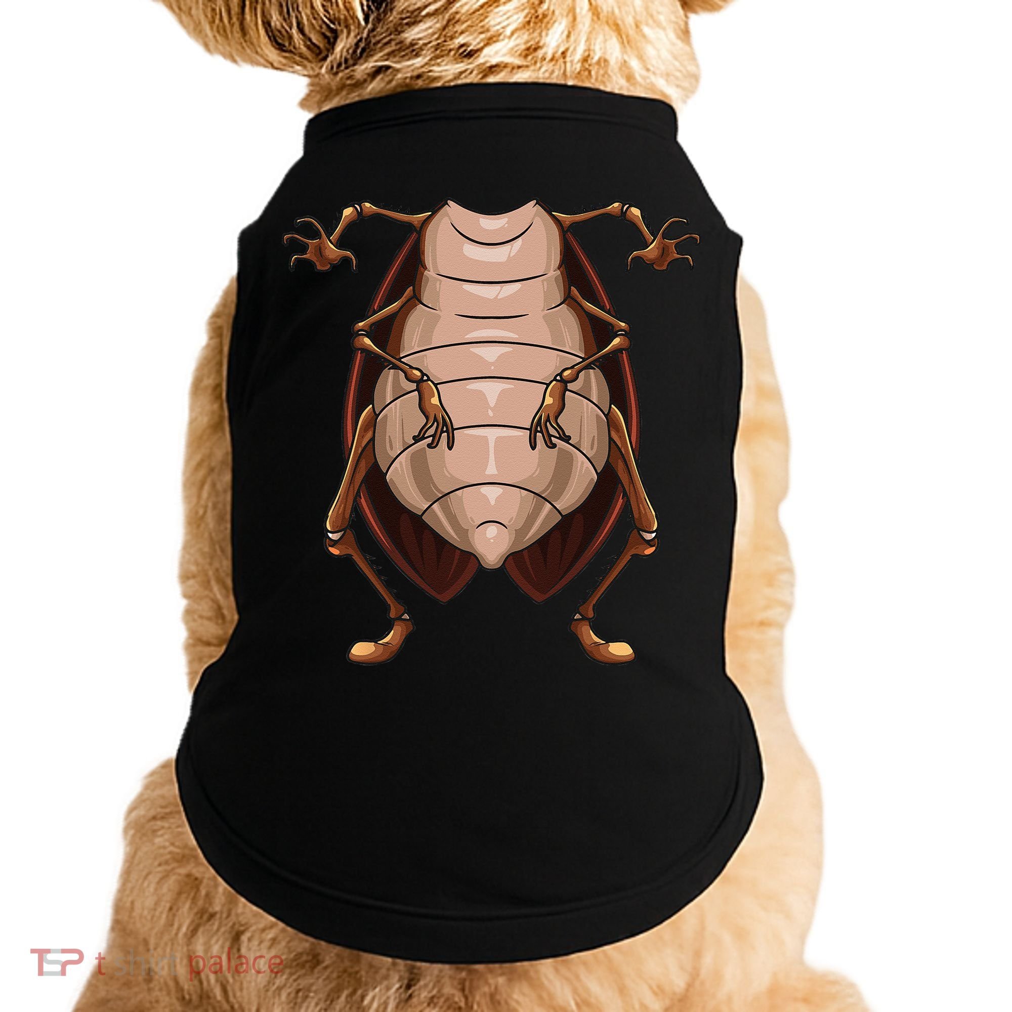 Cool Headless Cockroach Funny Lazy Halloween Costume Gift Doggie Tank