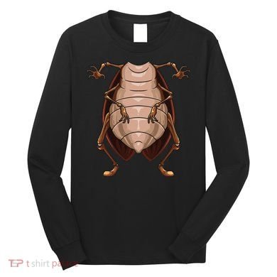 Cool Headless Cockroach Funny Lazy Halloween Costume Gift Long Sleeve Shirt