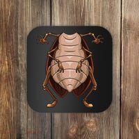 Cool Headless Cockroach Funny Lazy Halloween Costume Gift Coaster thumb 0