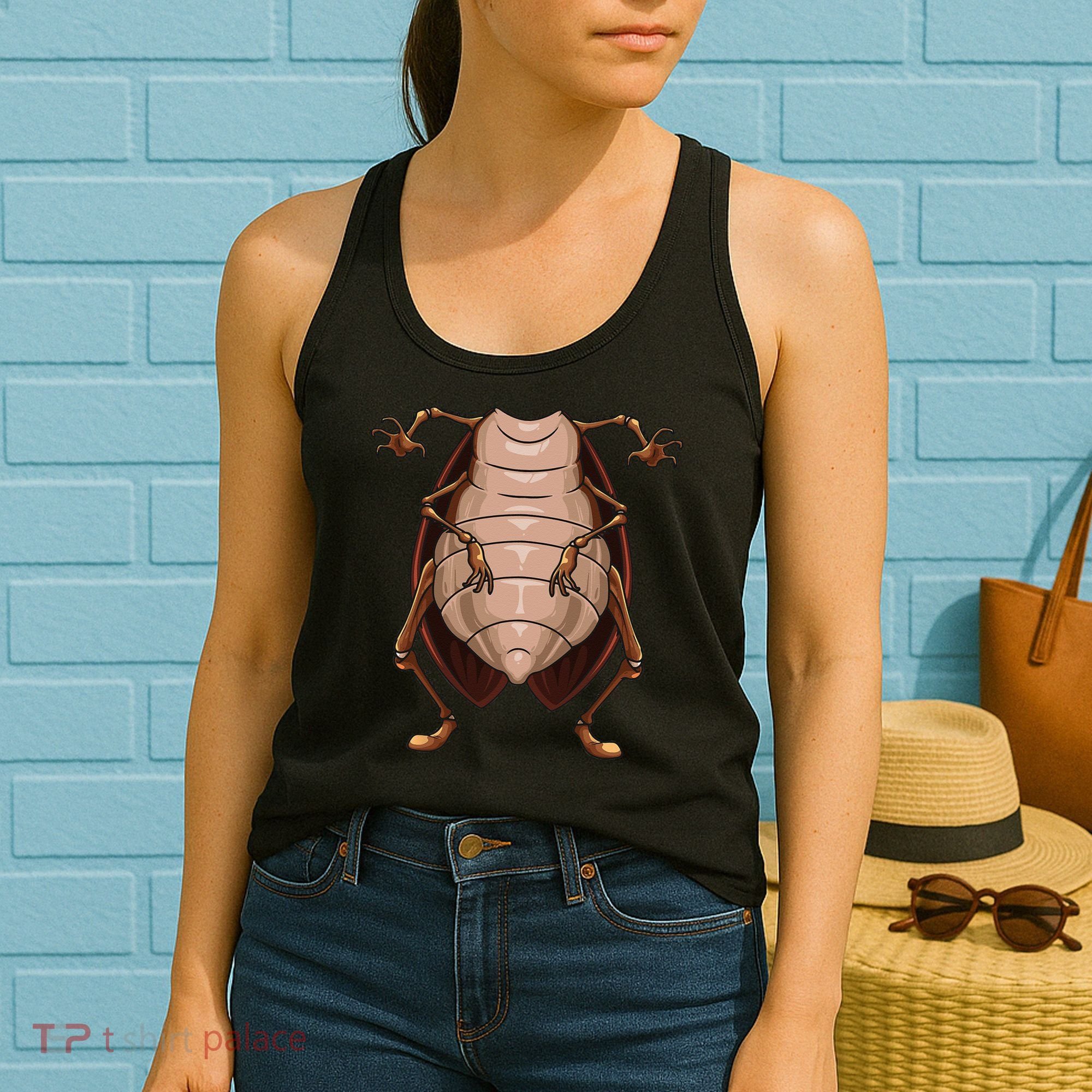 Cool Headless Cockroach Funny Lazy Halloween Costume Gift Women's Tank Top