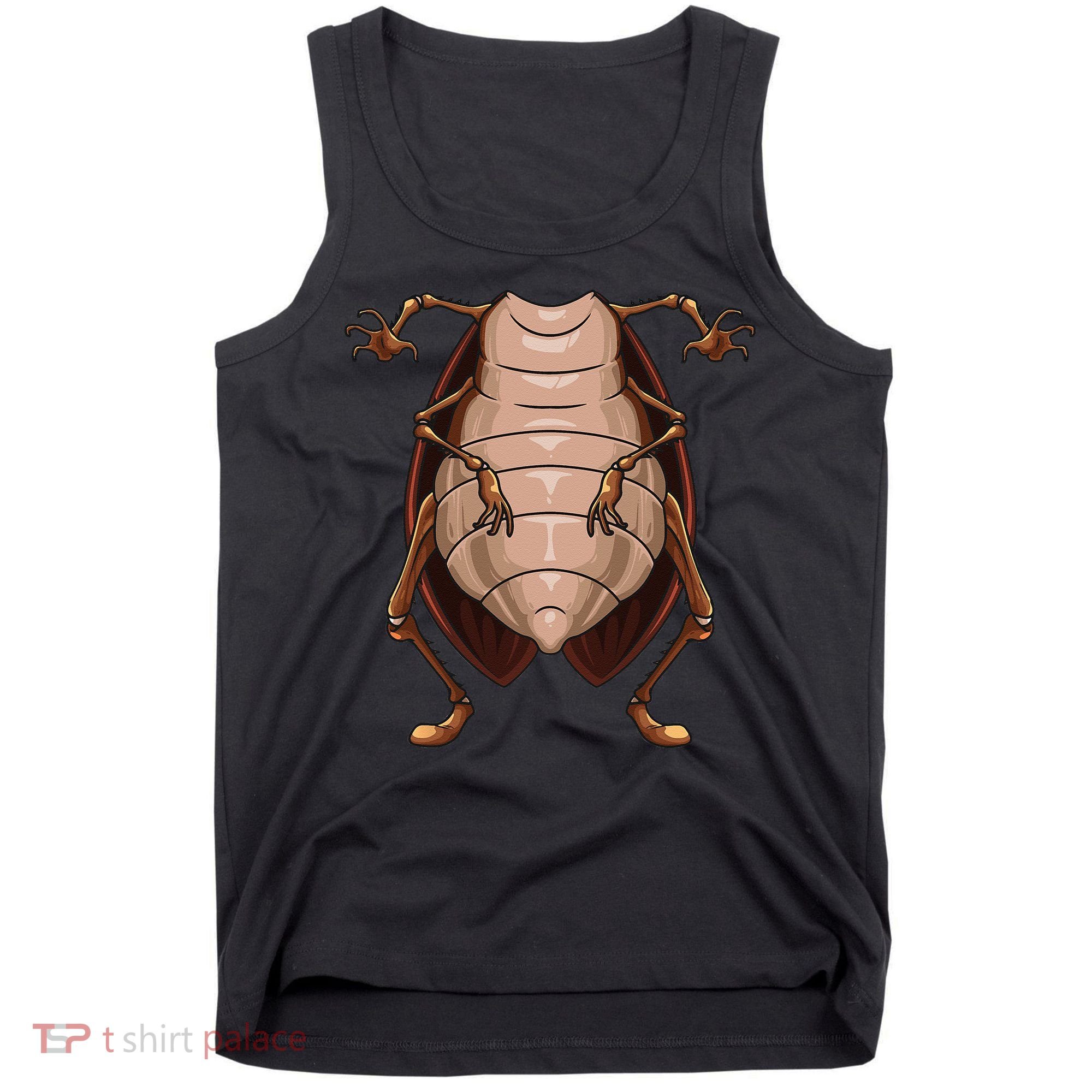 Cool Headless Cockroach Funny Lazy Halloween Costume Gift Tank Top