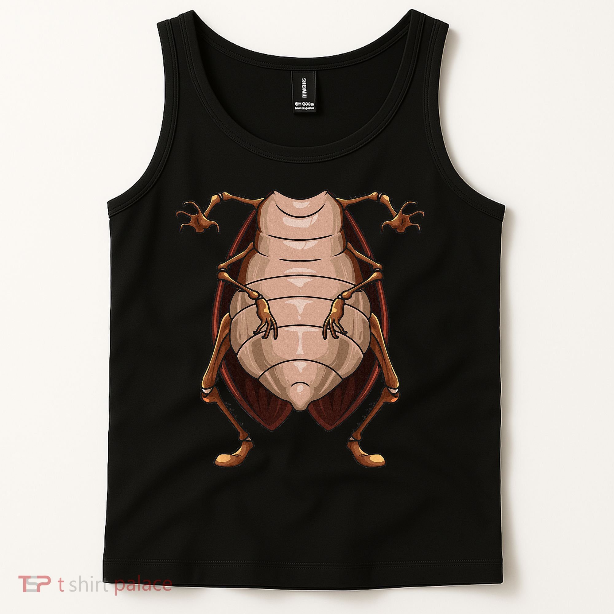 Cool Headless Cockroach Funny Lazy Halloween Costume Gift Tank Top
