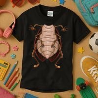 Cool Headless Cockroach Funny Lazy Halloween Costume Gift Kids T-Shirt thumb 3