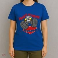 Cute Heart Crusher 4x4 Offgreat Giftroad Truck 4wd Gift T-Shirt thumb 4