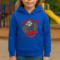 Cute Heart Crusher 4x4 Offgreat Giftroad Truck 4wd Gift Kids Hoodie thumb 3
