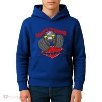 Cute Heart Crusher 4x4 Offgreat Giftroad Truck 4wd Gift Kids Hoodie thumb 4