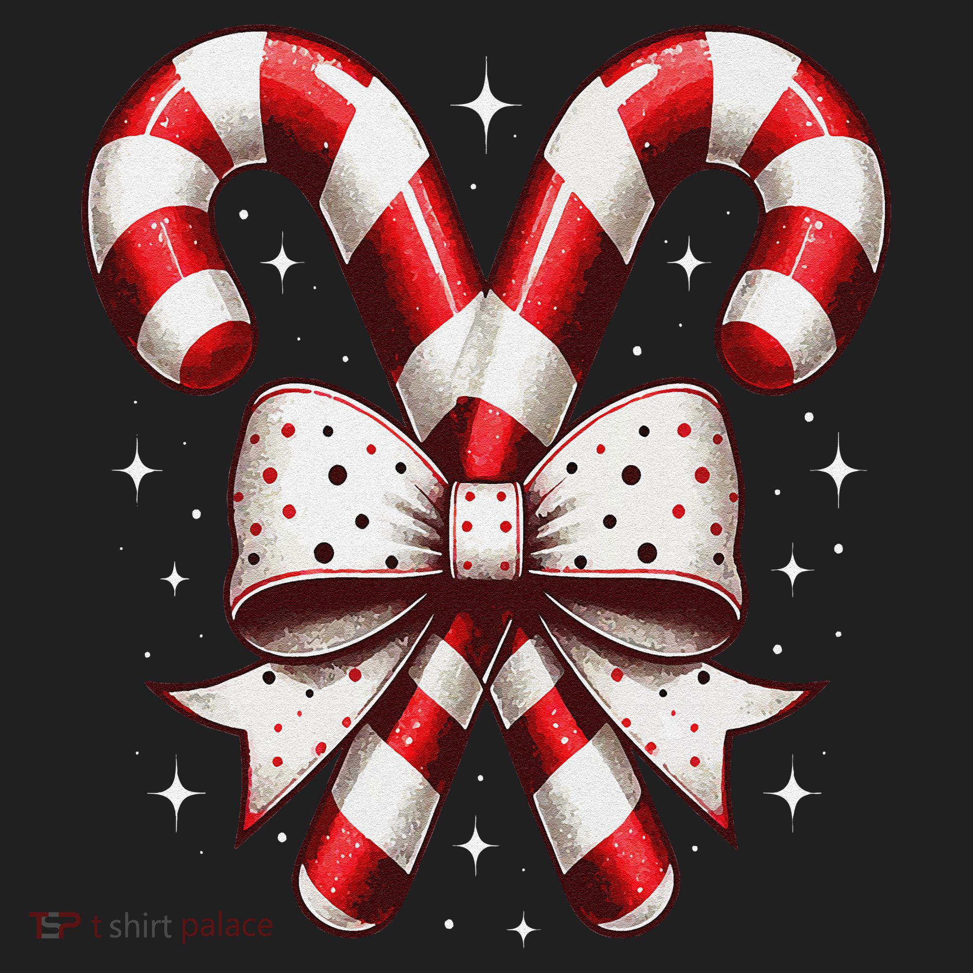Christmas Holiday Candy Cane Retro Coquette Bow Women Girl Beanie