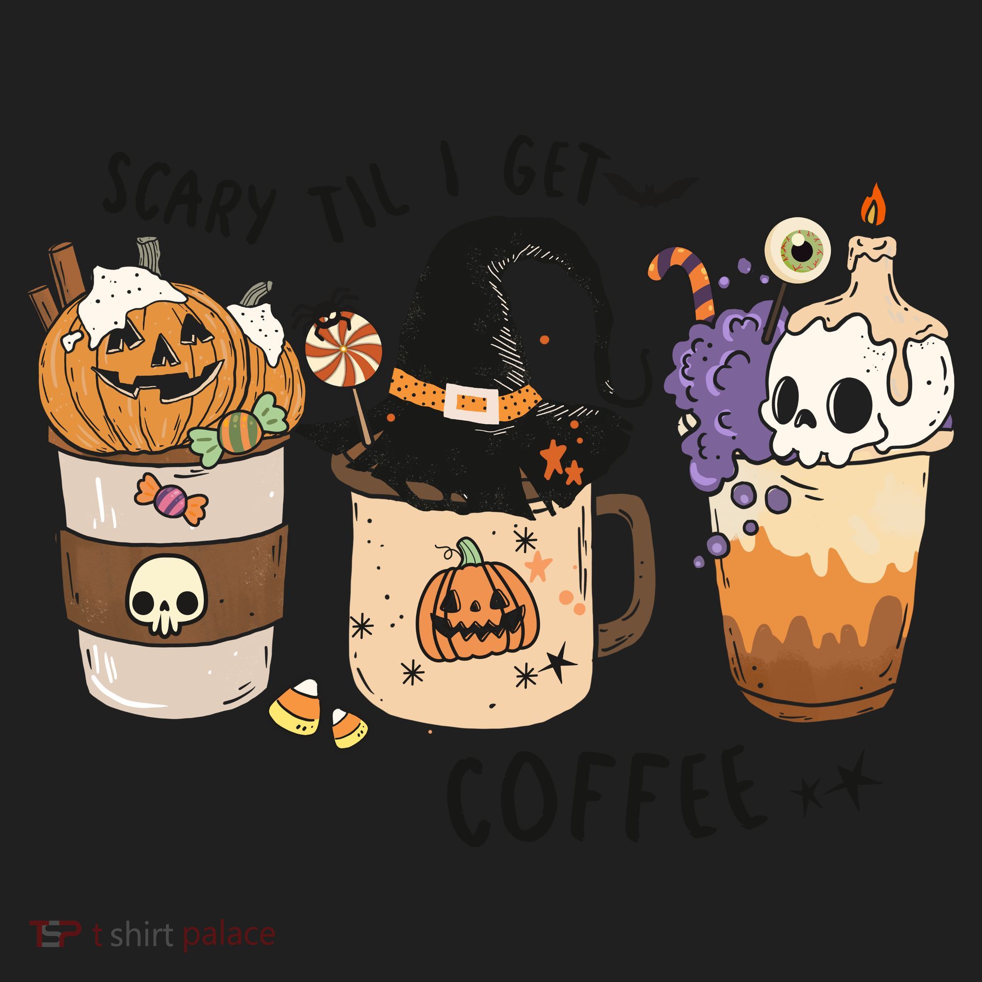 Coffee Halloween Women's Sweatshirt