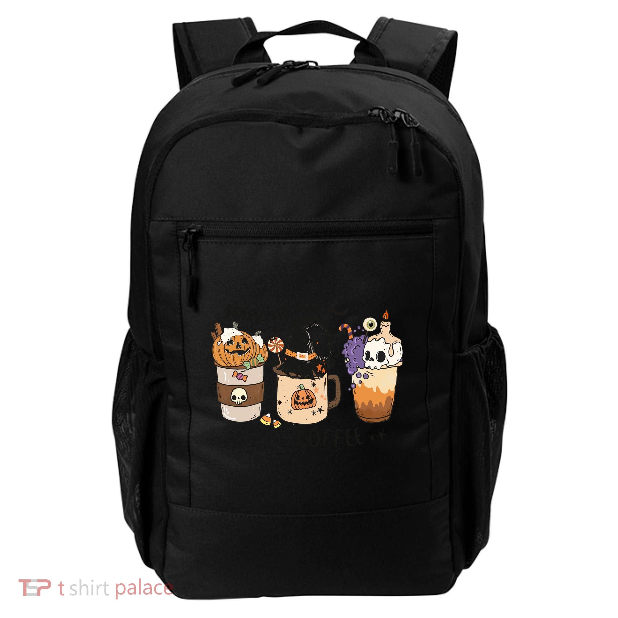 Coffee Halloween Backpack