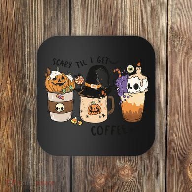 Coffee Halloween Coaster